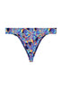 Back cutout view of HO navy print  G-String