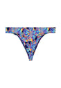 Back cutout view of HO navy print  G-String