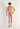 Full-body view of a men model wearing HO navy print  G-String