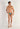 Full-body view of a men model wearing HO multico print  Tanga Briefs