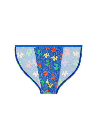 Front cutout view of HO blue print  Tanga Briefs