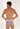 Back view of a men model wearing HO white print  Trunk