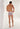 General view of a men model wearing HO white print  Trunk