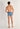 General view of a men model wearing HO blue print  Trunk