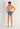 General view of a men model wearing HO navy blue print  Trunk
