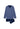 Front cutout view of HO navy print cotton Long Sleepwear