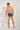 General view of a men model wearing HO navy print modal/viscose/tencel Briefs HO1