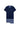 Front cutout view of HO navy print cotton Short Sleepwear