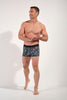 General view of a men model wearing HO multico print  Boxer Briefs