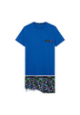 Front cutout view of HO multico print cotton Short Sleepwear