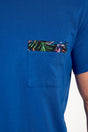 General view of a men model wearing HO multico print cotton Short Sleepwear