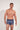 Front view of a men model wearing HO multico print  Boxer Briefs