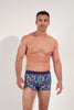 Front view of a men model wearing HO multico print  Boxer Briefs