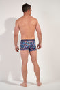 General view of a men model wearing HO multico print  Boxer Briefs