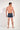 General view of a men model wearing HO black print modal/viscose/tencel Boxer Briefs