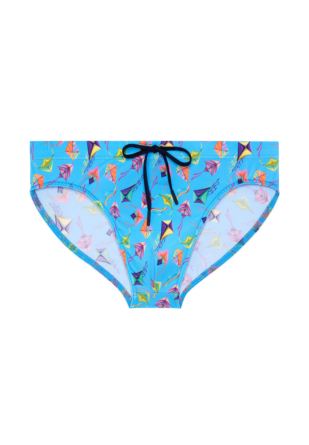 Front cutout view of HO blue print  Swim Mini Briefs