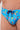 Close-up view of a men model wearing HO blue print  Swim Mini Briefs