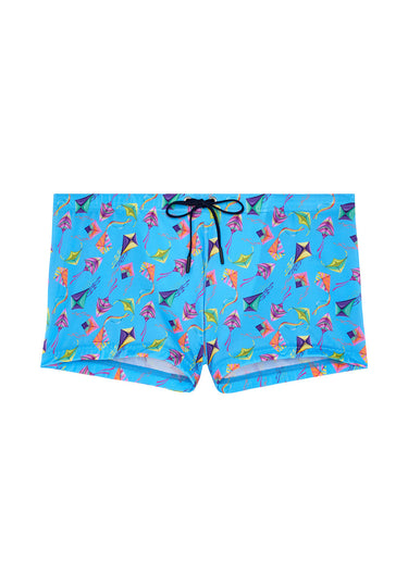 Front cutout view of HO blue print  Swim Shorts