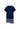 Front cutout view of HO navy print cotton Short Sleepwear