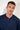 Close-up view of a men model wearing HO navy print cotton Short Sleepwear