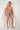Full-body view of a men model wearing HO blue print  Swim Micro Briefs
