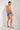 General view of a men model wearing HO blue print  Swim Micro Briefs
