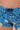 Close-up view of a men model wearing HO blue print  Swim Shorts