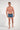 Full-body view of a men model wearing HO blue print/black/black cotton Boxer Briefs 3p