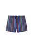 Front cutout view of HO multicolor stripes  Beach Boxer