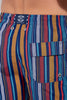 General view of a men model wearing HO multicolor stripes  Beach Boxer