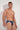 Front view of a men model wearing HO multicolor stripes  Swim Micro Briefs