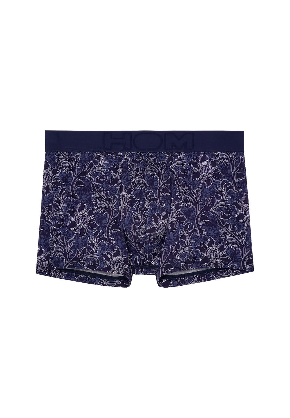 Front cutout view of HO navy print  Boxer Briefs