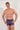 Front view of a men model wearing HO red print modal/viscose/tencel Comfort Boxer Briefs