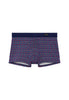 Front cutout view of HO red print modal/viscose/tencel Comfort Boxer Briefs