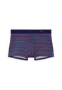 Front cutout view of HO red print modal/viscose/tencel Comfort Boxer Briefs