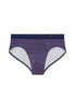 Front cutout view of HO red print modal/viscose/tencel Comfort Briefs