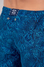 General view of a men model wearing HO blue print  Beach Boxer