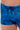 Close-up view of a men model wearing HO blue print  Swim Shorts