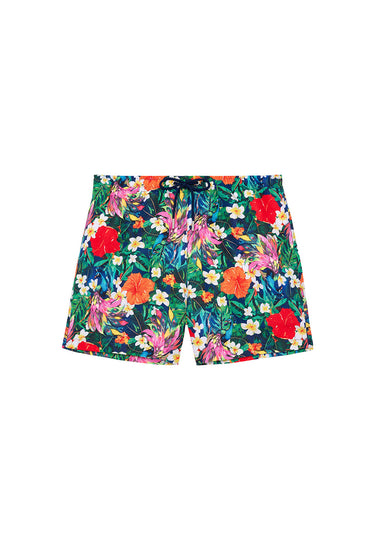 Front cutout view of HO multico print  Beach Boxer