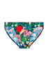 Front cutout view of HO multico print  Swim Micro Briefs