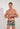 Front view of a men model wearing HO multico print  Swim Shorts