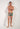 Full-body view of a men model wearing HO multico print  Swim Shorts