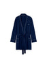 Front cutout view of HO navy cotton Robe