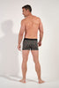 General view of a men model wearing HO black print  Boxer Briefs