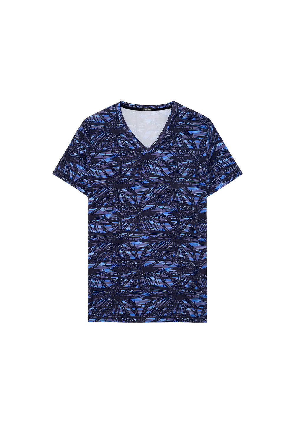 Front cutout view of HO blue print  Tee-Shirt V Neck