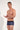 General view of a men model wearing HO blue print  Trunk
