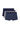 Front cutout view of HO navy/navy stripes/grey cotton Boxer Briefs 3p