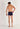 General view of a men model wearing HO navy/navy stripes/grey cotton Boxer Briefs 3p