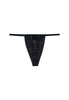 Back cutout view of HO black  G-String