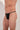 General view of a men model wearing HO black  G-String